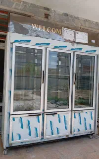 یخچال ۶درب ویترینی دو طرف نما