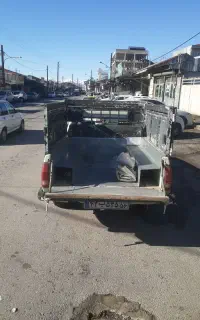 حمل بار با پیکان وانت در بندر انزلی