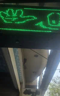 تابلو روان سبز رنگ