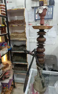 قلیان چوب گردو  طعم سیب