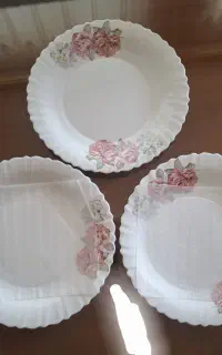 ۳ عدد دیس گرد چینی آکبند