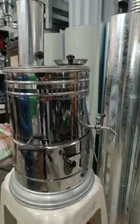 سماور ذغالی کاملا نو