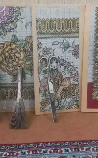 دار قالی همراه با همه چی نقشه و ابزار بافت و...