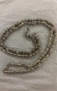 زنجیر نقره ۶۸ سانت