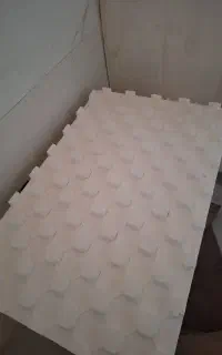 فوم شانه تخم مرغی کف خواب  گرمایش از کف