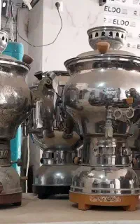 سماور گازی برنجی