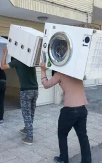 حمل نقل باربری اساس کشی باماشببن وکارگر زرنگ