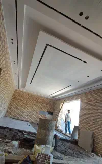 کناف،سقف کاذب،لاین نوری بدون واسطه