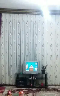 پرده با تمام وسایل