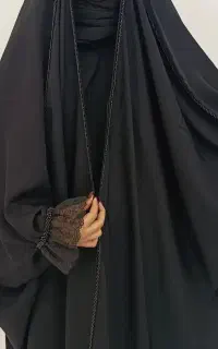 ۱۹ مدل چادر عبایی جواهردوزی و گلدوزی