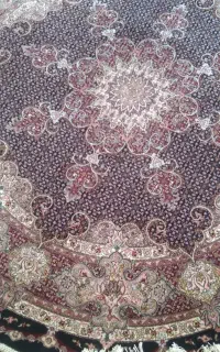 فرش دستباف گرد ۲*۲