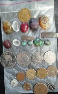 سکه و سنگهای معدنی اصل