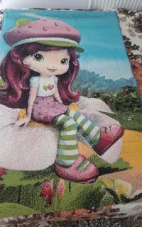 گلیم طرح عروسک برجسته