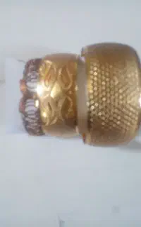 دوعدد  النگو  تک پوش بدل ودستبند مس