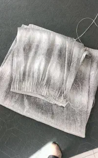 پرده نوهه استفاده نشده اصلا