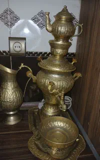 سرویس سماور برنجی
