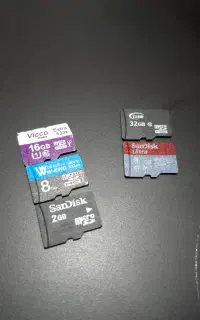 رم Micro SD 16/8/2 گیگ
