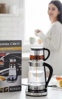 چایساز گرمکن دار پیرکس سیلورکرست کتری برقی