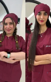 اپراتور لیزر موهای زائد خانم