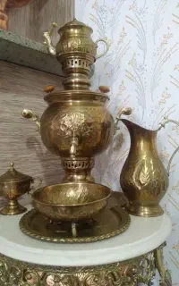 سرویس سماور برنجی