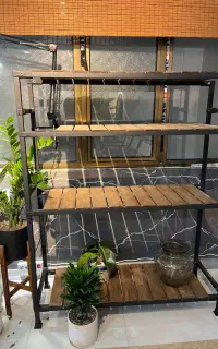 قفسه  کتابخانه گلخانه شلف