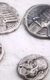 پنج عدد سکه کوچیک ناخنی