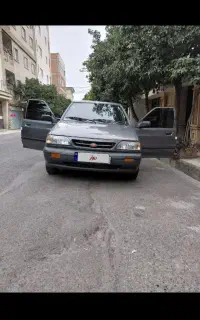 پراید87دوگانه کارخانه بی رنگ شاسی پلمب سند دست دوم