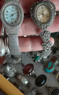 ساعت نقره اصل15/20/میلیون گرمی 550هزار
