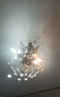 لوستر 4شاخه چتری برنز سنگین