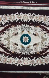 دو عدد پشتی گل برجسته