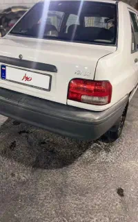 پراید مدل ۹۶ بیرنگ و شاسی پلم