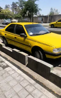 تاکسی تهران پژو ۹۵ دوگانه بی رنگ
