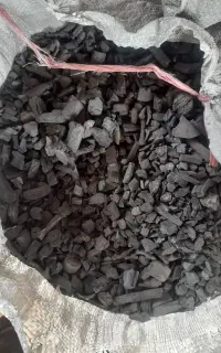 خاک زغال پسته و باغی