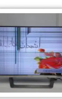 تلویزیون پنل شکسته