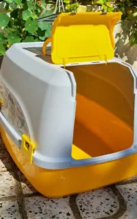 ظرف خاک گربه دنیل مدل مسقف