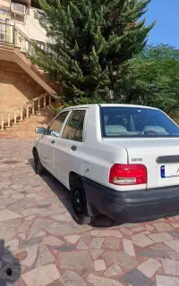 پراید بدون رنگ تک برگ فول