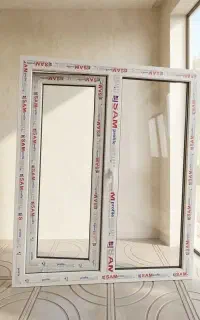دو عدد پنجره upvc