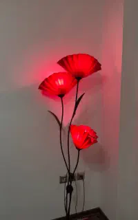 آباژور ایستاده طرح گل