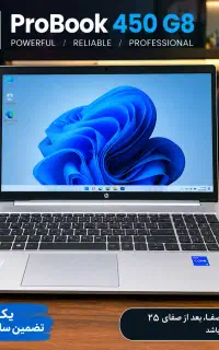 HP ProBook 450 G8 i7 نسل 11 MX450 2GB