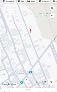 زمین اخر خیابان هفتاد متری