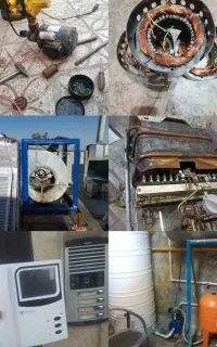 سرویس ونصاب کولرو پمپ آب وسیم پیچی آبگرمکن وآیفون