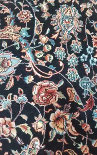 دوتخته فرش ۹متری ۱۰۰۰شانه سرمه ای درحدنونونو