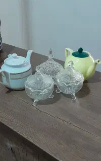 ۳قندان و۲قوری