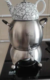 کتری قوری روگازی کف چدن