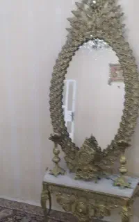 آینه شمعدان طرح برنز