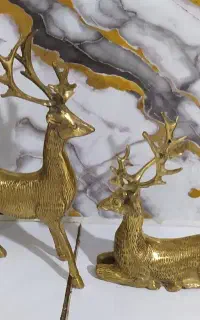 جفت گوزن برنز سنگین