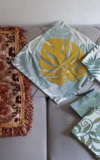 ۱جفت روبالش و ۲جف کوسن