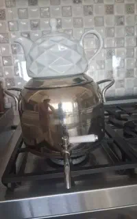کتری قوری استیل ۵ لیتری