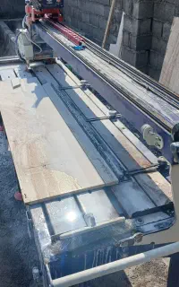 برش سنگ و سرامیک با دستگاه اب بر