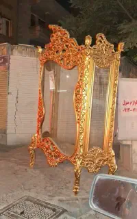 بوفه چوبی طرح دار